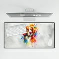 thumbnail image 4 of Watercolor Drip Brittany Spaniel Pop Art Colorful Portrait Artwork Desk Mat Full Keyboard Mouse Pad Brittany Dog Lover Gifts Idea Large Mousepad - 01009, 4 of 5