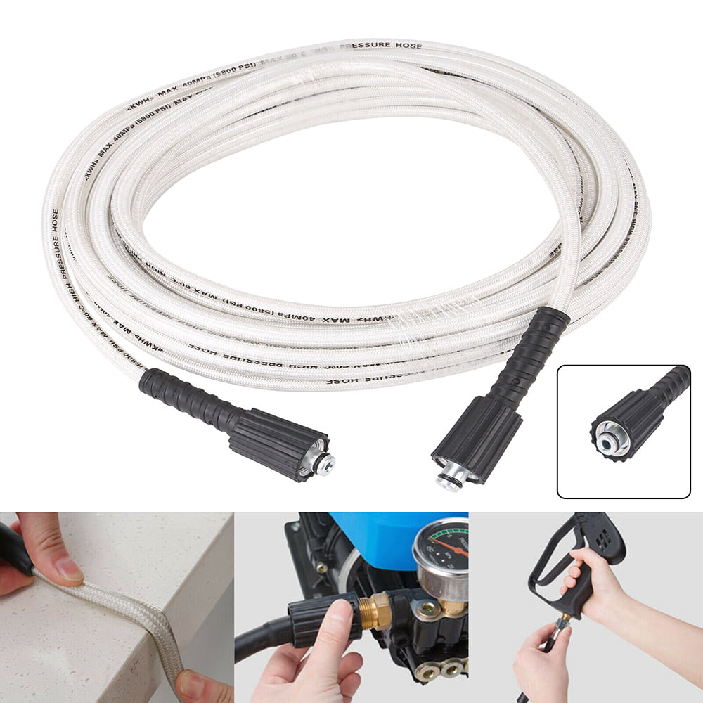 5/M22 Female to M22 Female Pressure Washer Hose Jet Power Wash Extension Pipe 6m 