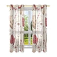 thumbnail image 2 of Holiday Themed Treats Breathable Sheer Curtains 63x42in Soft Light Filtering, UV Protection and Thermal Insulation, 2 of 7