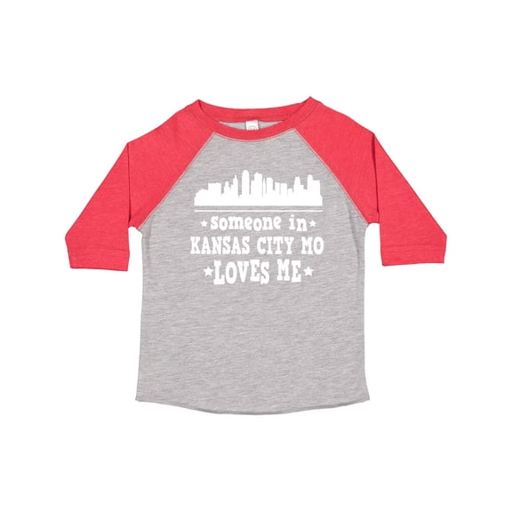 Inktastic Kansas City Missouri Loves Me Skyline Boys or Girls Toddler T-Shirt