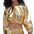 thumbnail image 3 of Tanghaowl Sweatshirts for Women Loose Fit Hooded Sweatshirt Soft Cozy Pullover Long Sleeve Casual Streetwear Top for Everyday Comfort Gold XXL, 3 of 3