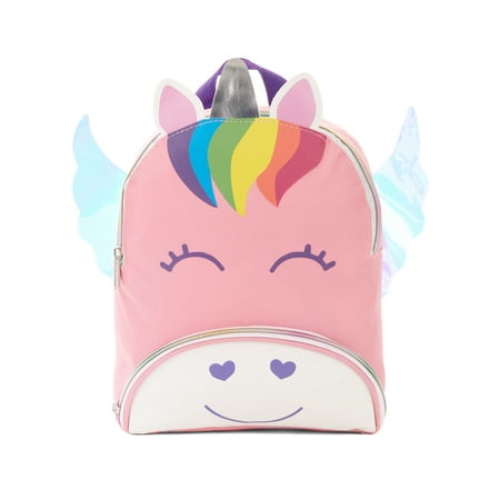 Carried Away Girls' Light Pink Unicorn Backpack With