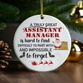 thumbnail image 3 of Ornament Kits 2025, Christmas Ornaments - Assistant Manager Ornament, Assistant Manager Christmas Ornaments 2025, Assistant Manager Decor for Office, Room, Home - Holiday Present Ideas, 3 of 3