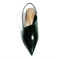 thumbnail image 4 of XYD Women Comfort Edgy Pointed Toe Slip On Pumps Slingback Strap Diamond Block Heel Sandals Party Fashion Shoes Size 4 Green, 4 of 4