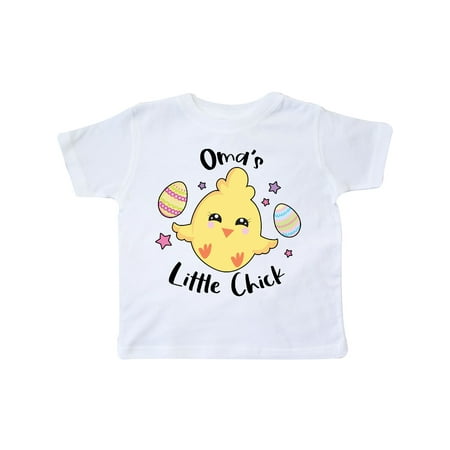 

Inktastic Happy Easter Oma s Little Chick Gift Toddler Toddler Girl T-Shirt