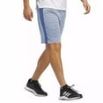 thumbnail image 3 of Adidas Men's Active Stripe Short - Workout Running Shorts (Light Blue, XL), 3 of 6
