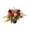 Red, variant on Orangide Artificial Cemetery Memorial Decoration, Funeral Silk Rose Potted Plant for Grave Site, Outdoor Grave Stone Flower Arrangement, Durable Outdoor Decor