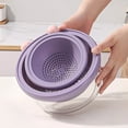 thumbnail image 3 of Food Drain Washing Bowl Fruit Vegetable Strainer Container Handle Berry Vegetable Washer Kitchen, 3 of 8