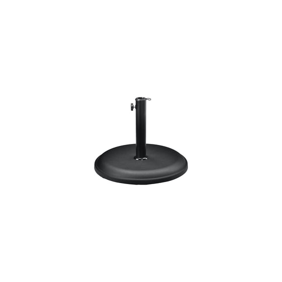 C&H Black Concrete Patio Umbrella Base, 33 Lb.