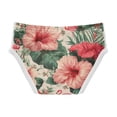 thumbnail image 2 of Boys cotton triangle briefs safety standard comfortable and breathable children's underwear Red Hibiscus Flowers, 2 of 7