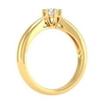 thumbnail image 2 of 10K Yellow Gold 6-Prong Set Diamond Solitaire Engagement Ring Band (0.27 Carat) (Ring Size 5), 2 of 4