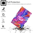 thumbnail image 2 of Allytech Lovely Pattern Painted Case for Lenovo Tab M10 FHD Plus 10.3"(2nd Gen) TB-X606F,Slim Folio PU Leather Wallet Stand Magnetic Clasp Smart Protective Tablet Case for TB-X606F/X606X,Pink Flamingo, 2 of 6