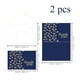 thumbnail image 5 of Tarjetas de agradecimiento con sobres, láminas de oro y azul marino (12 notas de agradecimiento), Shapec, 5 of 5
