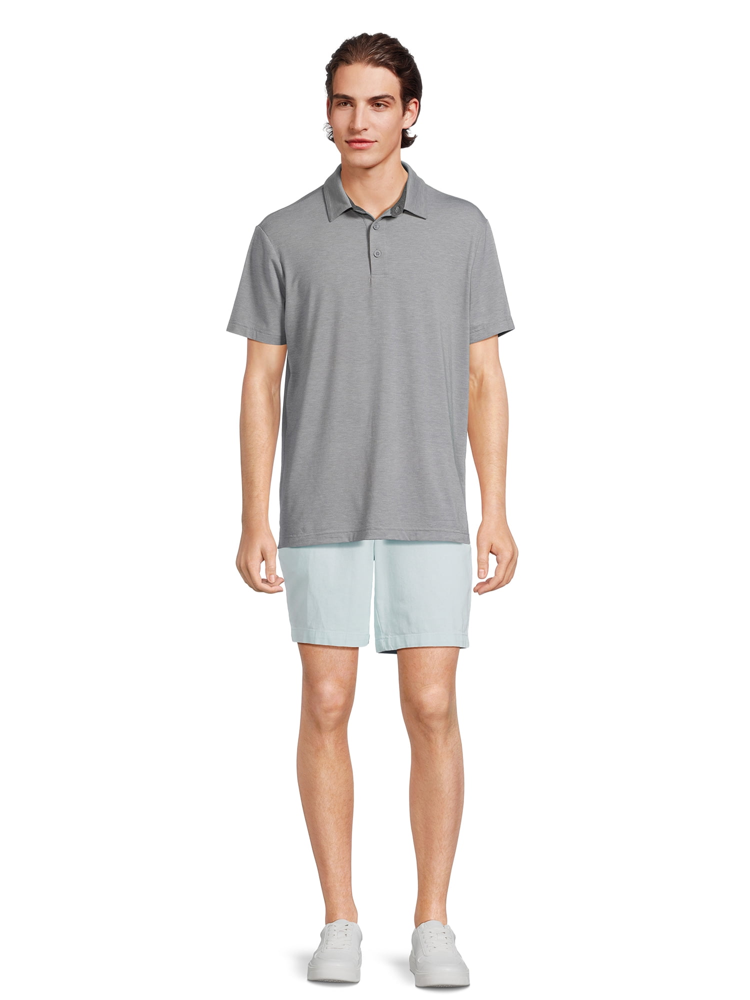 George Men's and Big Men's Flat Front Shorts, 9" Inseam, Sizes 28-54