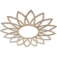 thumbnail image 2 of Ekena Millwork 40"OD x 13 1/4"ID x 1/4"T Daisy Wood Fretwork Pierced Ceiling Medallion, Red Oak, 2 of 3