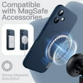 thumbnail image 2 of JETech Magnetic Silicone Case for iPhone 17 6.3-Inch, Compatible with MagSafe, Silky Soft Touch (Navy Blue), 2 of 6