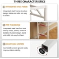 thumbnail image 3 of HDOFM 31.5"/39.4" No Assembly Folding Computer Desk, Foldable Laptop Table for Small Space, Home Office, Student Bedroom & Apartment, 3 of 5
