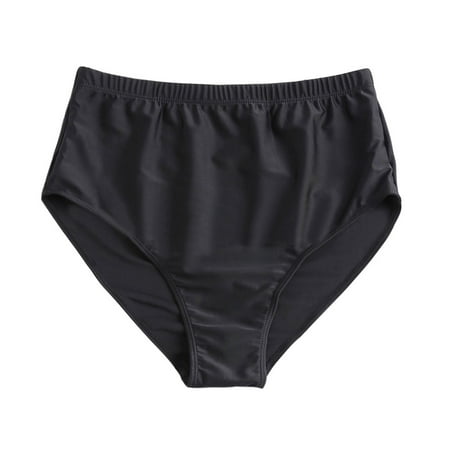 Ladies High Waisted Bikini Bottoms Swim Briefs Swimming Pants Bathing