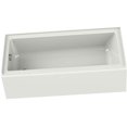 thumbnail image 3 of Maax 106348-R-001 Rubix Access 60" Alcove Acrylic Soaking Tub - White, 3 of 6