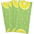 thumbnail image 2 of Kitchen Towels Yellow Slices Lemon Pattern Cleaning Towel Absorbent Hand Towels Tea Towels for Home Restaurant Dish Clean 28" x 18", 1PC, 2 of 7