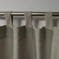 thumbnail image 3 of Exclusive Home Curtains Indoor/Outdoor Solid Cabana Tab Top Curtain Panel Pair, 54x120, Taupe, 3 of 7
