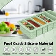 thumbnail image 2 of 2-Pack Silicone Freezer Trays with Lid, 2 Large 2-Cup(500Ml) & 6 Small 1/2-Cup(1, 2 of 10