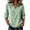 Green, variant on Plus Size Tops for Curvy Women Crew Neck Pleated Ruffle Edge Long Sleeve for Everyday Fashion Shirts Multicolor S