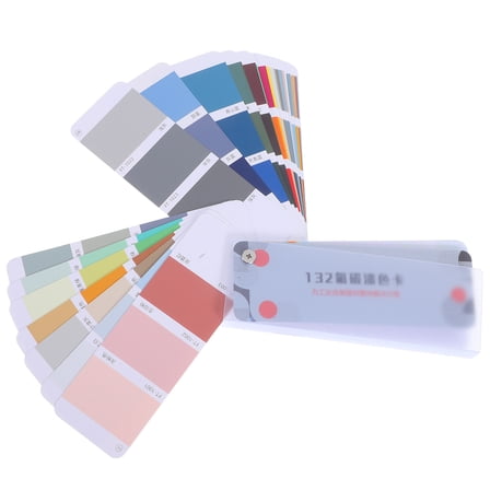 TEHAUX Color Palette Book Multiple Colors Paper Plastic for Display Effortless Matching