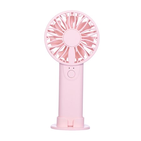 

Portable Mini Handheld Fan 2 Speed Personal Desk Table Fan With Base
