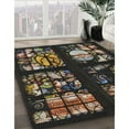 thumbnail image 3 of Ahgly Company Machine Washable Indoor Rectangle Transitional Dark Almond Brown Area Rugs, 5' x 7', 3 of 7