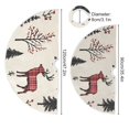 thumbnail image 5 of Yayeee Christmas Tree Skirt 47 inches for Xmas Tree Holiday Party Decoration, Beige Christmas Plaid, 5 of 6