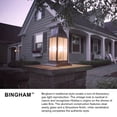 thumbnail image 2 of 2040SN-LL Hinkley Lighting Binghams - 1 Light Small Outdoor Wall Lantern in Traditional Style - 4.75 Inches Wide by 12.5 Inches High-Sienna Finish-LED, 2 of 10