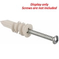 thumbnail image 4 of Wideskall Nylon Self Drilling Drywall Anchors Large for #8 - #10 Fastener Screws, Pack of 15, 4 of 4