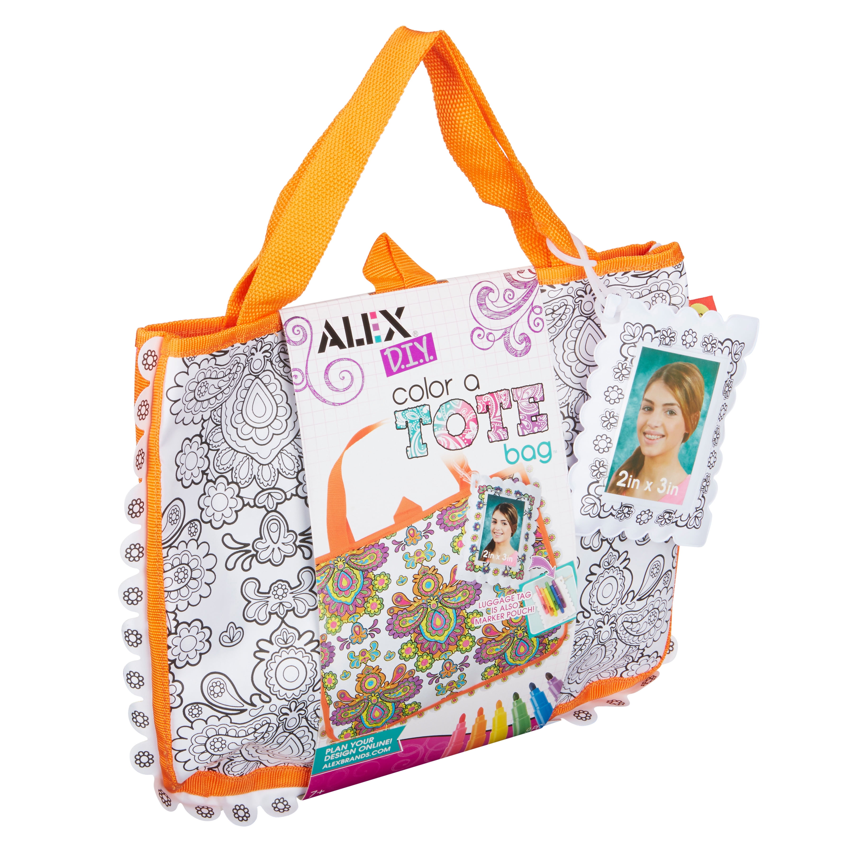 alex toys craft color a flower bag