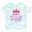 Tie Dye Green, variant on Inktastic Being a Princess is Exhausting, Crown, Hearts Girls Toddler T-Shirt