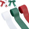 thumbnail image 1 of HAOAN 20Yards Blue Sky White Clouds Ribbon 1 Inch Wide Sky Clouds Polyester Ribbon 0.3mm Thick White and Blue Decorative Ribbon, 1 of 9