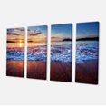 thumbnail image 3 of Design Art - Blue Sea Waves during Sunset, 3 of 3