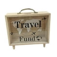 thumbnail image 4 of Hucha de madera con patas, adorno decorativo de moda, caja de ahorro viajar, 4 of 9