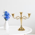 thumbnail image 3 of Portavelas Metal 3 Brazos Alto Brillo Retro Exquisito, 3 of 7