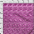 thumbnail image 3 of oneOone Georgette Viscose Purple Fabric Abstract Stripe Sewing Craft Projects Fabric Prints By Yard 42 Inch Wide, 3 of 5