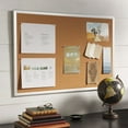 thumbnail image 5 of Staples Standard Cork Bulletin Board Aluminum Finish Frame 3'W x 2'H 1682311, 5 of 5