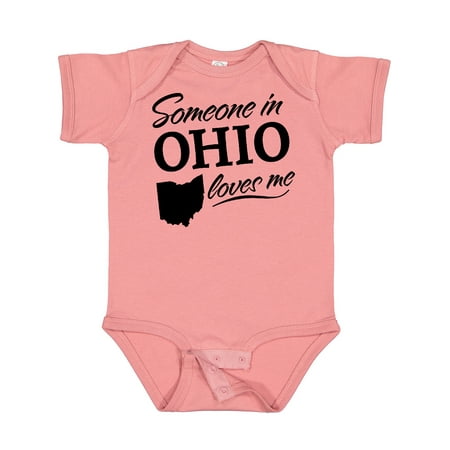 

Inktastic Someone in Ohio Loves Me Gift Baby Boy or Baby Girl Bodysuit