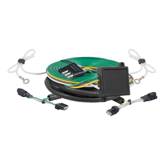CURT 58934 Custom Towed-Vehicle RV Wiring Harness for Dinghy Towing, Select Chevrolet Malibu