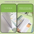 thumbnail image 5 of 10Pcs 60 Sheet Capacity Binder Paper Protector, Report Folders with Clear Cover, 5 of 11