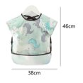 thumbnail image 2 of Laklulu Monos para niños, Ropa Impermeable de Manga Larga al revés, Ropa para Comer Cosas para bebés, 2 of 5