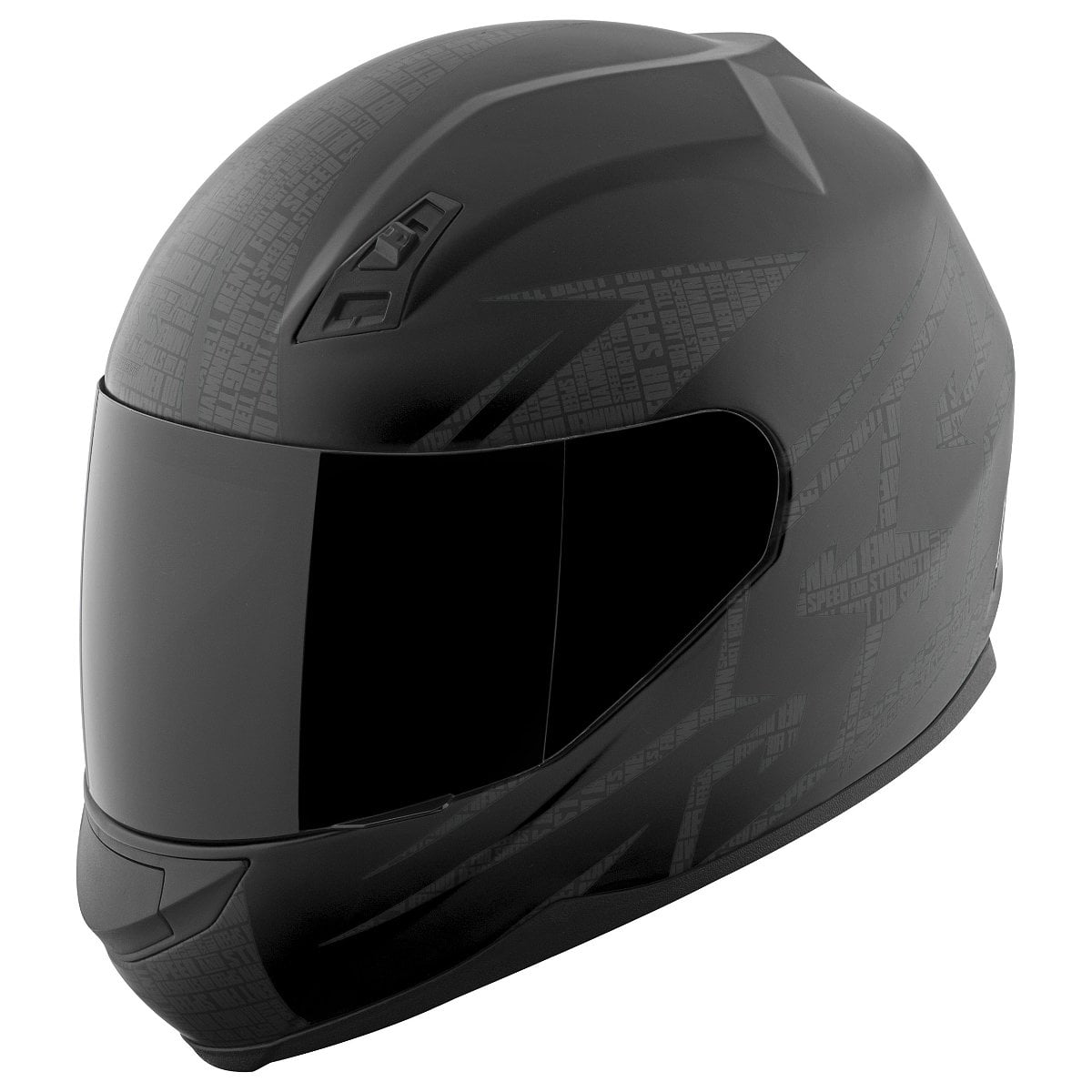 Speed & Strength SS700 Hammer Down Full Face Helmet Matte Black XL