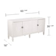 thumbnail image 5 of SEI Furniture Tropman Low Profile Accent Cabinet in Antique White, 5 of 9