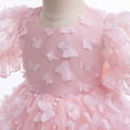 thumbnail image 5 of Baby Girls Bowknot Butterfly Dress Halloween Princess Flower Wedding Birthday Gown, 5 of 7