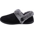 thumbnail image 2 of Skechers Chaussons de Camping Confortables pour Femmes, Noir, 7.5, 2 of 4