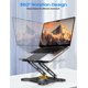 thumbnail image 2 of Soporte para laptop JCZT ajustable con base giratoria de 360° para 10-16", 2 of 7